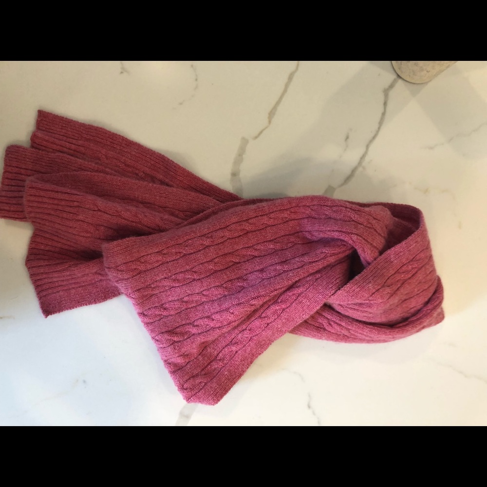 J Crew cableknit scarf